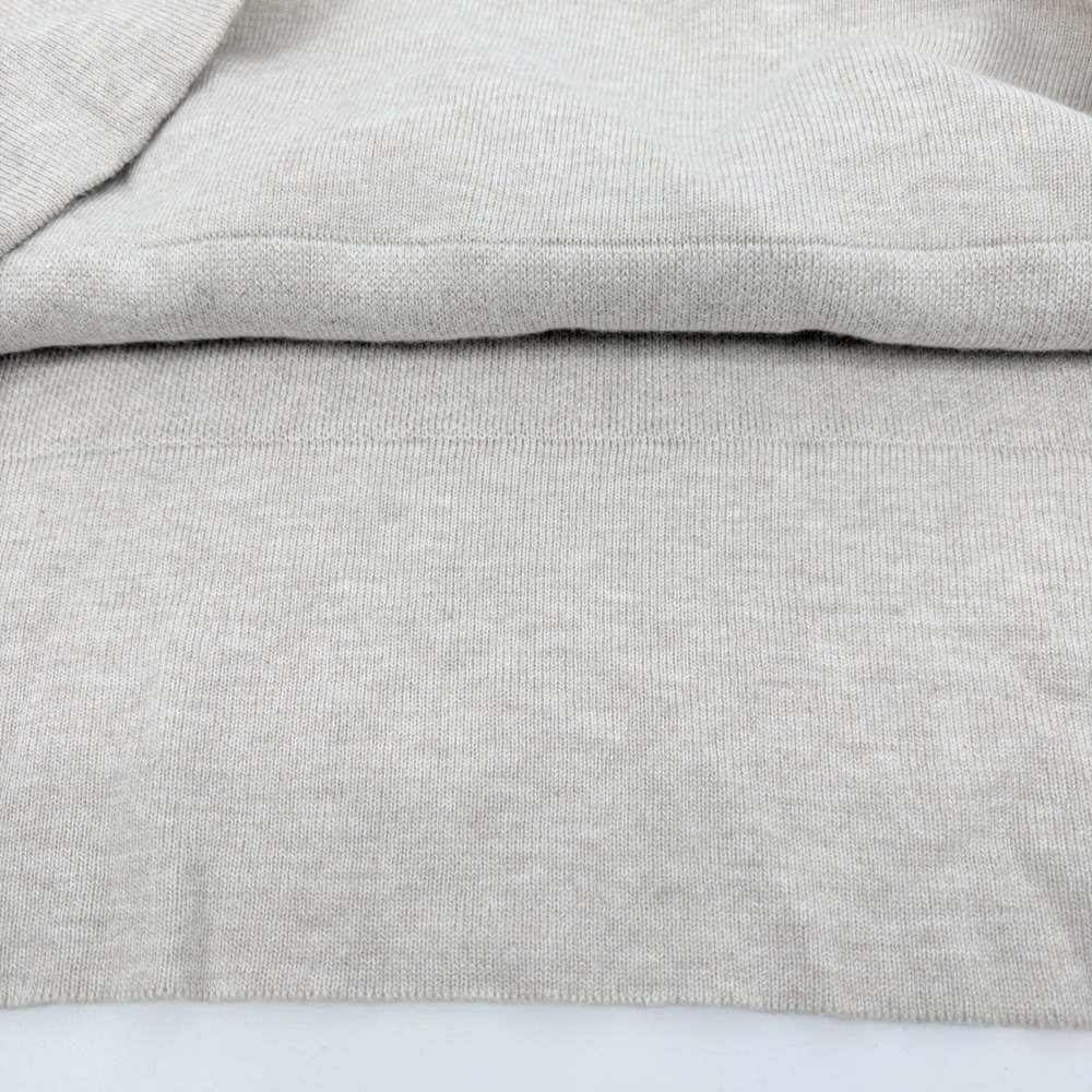 NWOT Universal Thread Cowl Neck Drawstring Pullover Sweater Beige Large Cozy - Picture 7 of 10